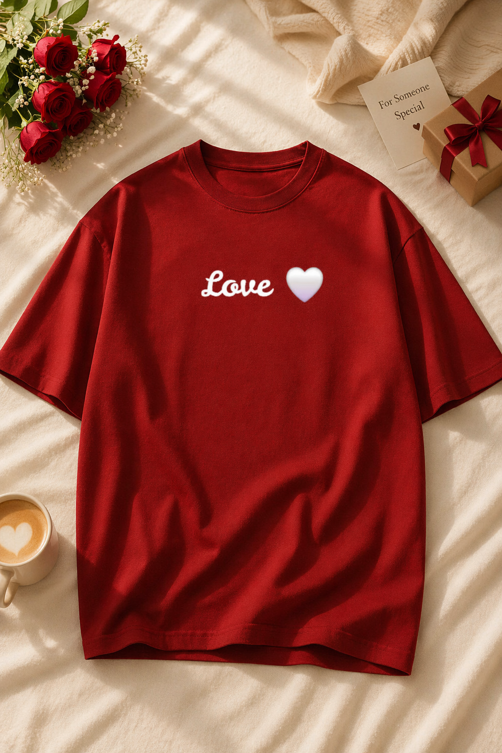 Love ❤️ (Single T-Shirt) Unisex Oversized Classic T-Shirt